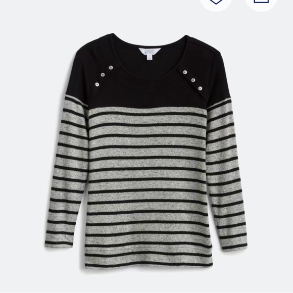 Market and Spruce Pullover Striped Sweater. Sz S - Picture 1 of 5